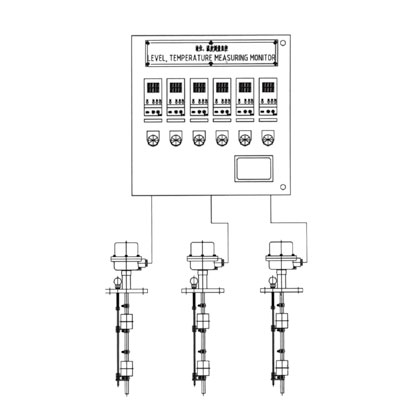 UHB Ball type liquid level and temperature measuring device